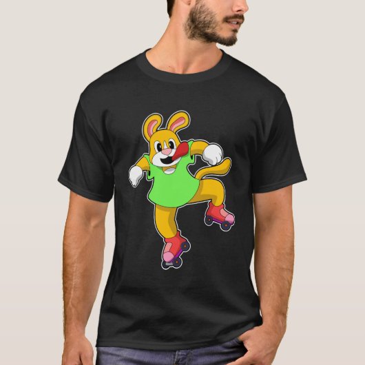 Dog als gealigneerde Skater met gealigneerde Schaa T-shirt (Voorkant)