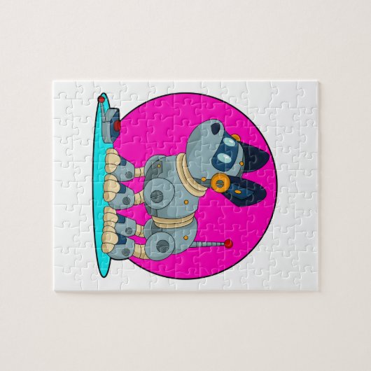 Dog als Robot Legpuzzel (Horizontaal)