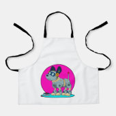 Dog als Robot Schort (Voorkant)