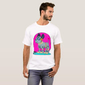 Dog als Robot T-shirt (Voorkant volledig)