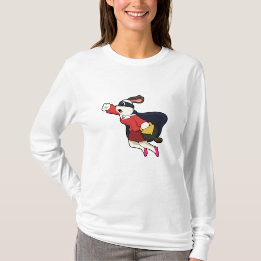 Dog als secretaris superheld t-shirt (Voorkant)