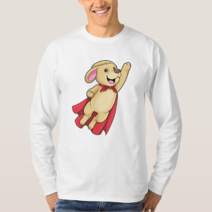 Dog als superheld met Cape T-shirt