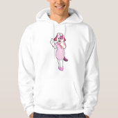 Dog als verpleegster hoodie (Voorkant)