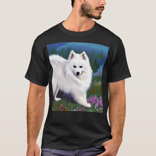 Dog American Eskimo T-shirt (Voorkant)