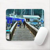 Dog and Boating Life on Lopez Island Muismat (Met muis)