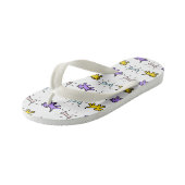 Dog and Bone Graffiti Style Kinder Flip Flop 1 (Schuin)