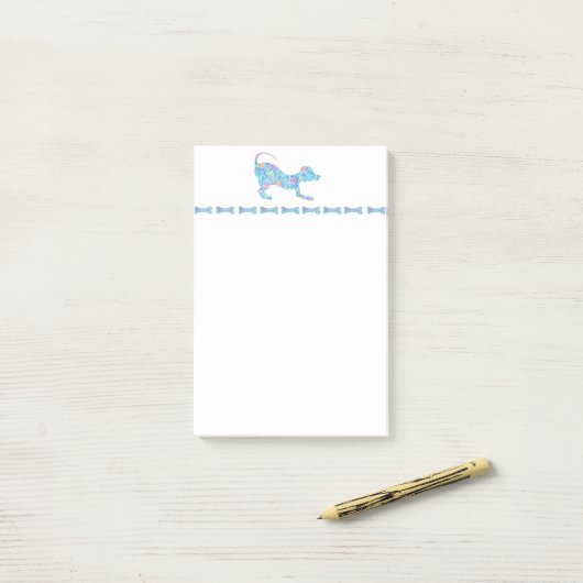 Dog and Bone Post It Notes (Op bureau)