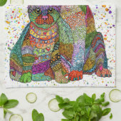 Dog and Cat Adoption and Rescue Kitchen Towel Theedoek (Gevouwen)