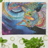 Dog and Cat Adoption and Rescue Kitchen Towel Theedoek (Gevouwen)