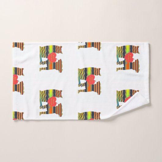 Dog and Cat Best Friends Bath Towel Set Bad Handdoek (Handdoek)