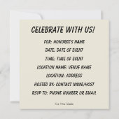 Dog and Cat Hug Square Invitation Kaart (Achterkant)