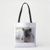 Dog And Cat Love Tote Bag (Voorkant)