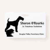 Dog and Cat Name Badge (Voorkant)