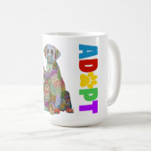Dog and Cat Pet Adoption Awareness Mug Koffiemok (Voorkant rechts)