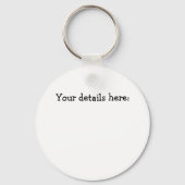 Dog and Cat Pet Adoption Keychain (Achterkant)