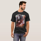 Dog and Eagle Flag America Classic T-shirt (Voorkant volledig)