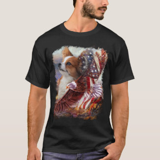 Dog and Eagle Flag America Classic T-shirt
