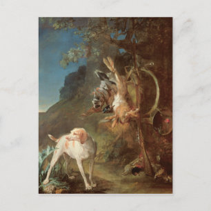 Dog and Game, 1730 Briefkaart