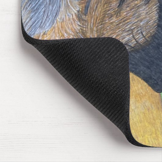 Dog and orange mouse pad muismat (Hoek)