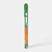 Dog and orange phone case iPhone 16 hoesje (Linkerkant)