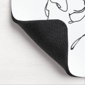 Dog And People Punch Hand Dog Friendship Fist Bump Muismat (Hoek)