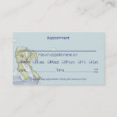 Dog and Pet Groomer - Doggie Bubble Bath Afsprakenkaartje (Achterkant)