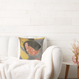 Dog and pomegranate pillow kussen