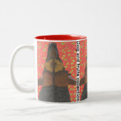 Dog and strawberry tweekleurige koffiemok (Links)