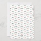 Dog and Tree Pet Lover Christmas Flat Holiday Kaar Feestdagenkaart (Achterkant)