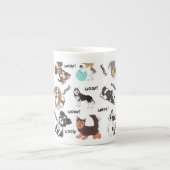 Dog and Woof   Porselein Kop (Voorkant)