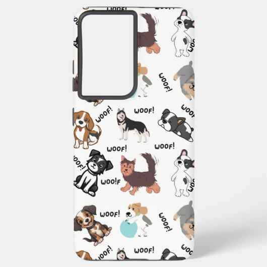 Dog and Woof Samsung  Samsung Galaxy Hoesje (Achterkant)