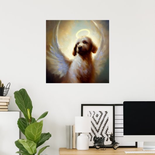 Dog Angel Poster (Thuiskantoor)