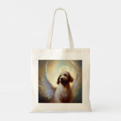 Dog Angel Tote Bag (Achterkant)