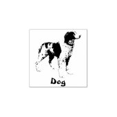 DOG ANIMAAL RUBBER STAMP RUBBERSTEMPEL (Afrduk)