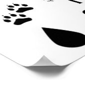 Dog Animal Eye Chart Poster (Hoek)