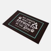 Dog Approval Door Mat (Schuin)