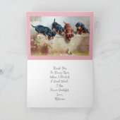  Dog Art 2, Jouw tekst Bedankkaart (Binnen)