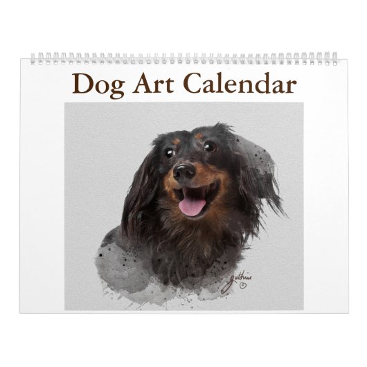 Dog Art Calendar Kalender (Hoes)