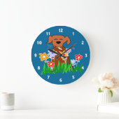 Dog Art Clock Grote Klok (Huis)