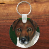 Dog Art - Jack Russell Terrier - Otis Sleutelhanger (Voorkant)