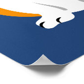 Dog Art met namen voor kinderen Poster (Hoek)