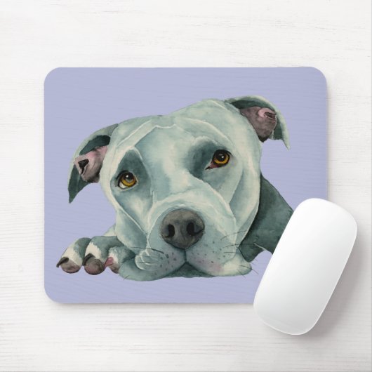 Dog Art Pit Bull Lovers Muismat (Met muis)
