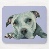 Dog Art Pit Bull Lovers Muismat (Voorkant)