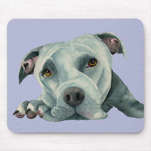 Dog Art Pit Bull Lovers Muismat (Voorkant)