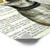 DOG ART PRINT, POSTER, CHIHUAHUA W CROWN POSTER (Hoek)