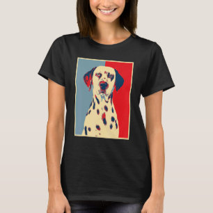Dog Artwork Silhouet Dalmatisch T-shirt