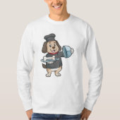Dog as Chef with Platter & Botten T-shirt (Voorkant)