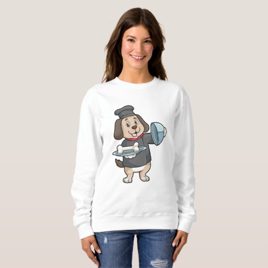 Dog as Chef with Platter & Botten Trui (Voorkant volledig)