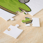 Dog as Runner with Cap Legpuzzel (Zijkant)