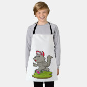 Dog as Runner with Cap Schort (Gedragen)